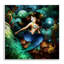 Décoration murale Vivid Mermaid, par Mandie Manzano