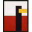 Composition With Yellow 4 Print by Robert Kamnatnik-951042236-951042194