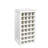 32 Modular Buffet Wine Cabinet, Finish, Simple Lines, 15.91"D X 17.77"W 35.89"H, Particle Board Dark Straight Line Design, +