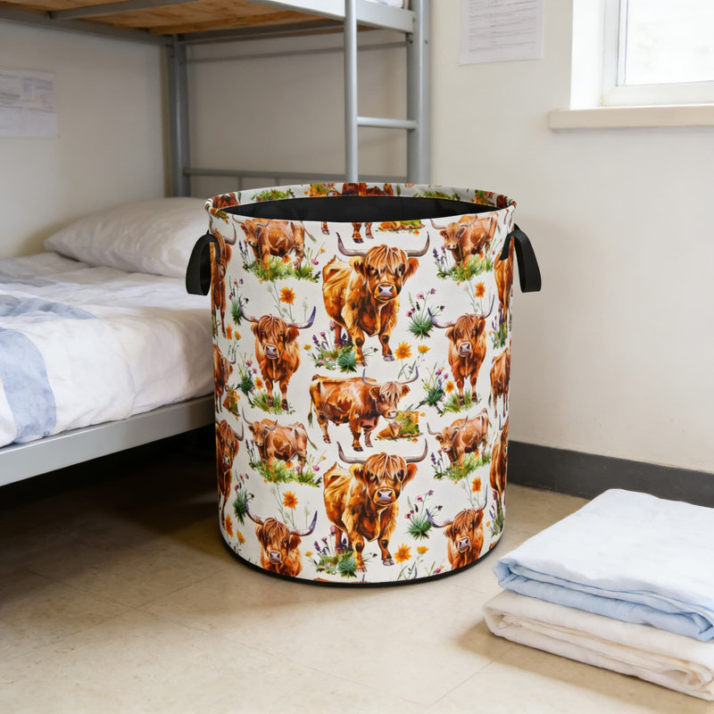 Panier à linge pliable avec poignées, panier à linge Oxford imperméable pour le rangement des vêtements, organisateur de jouets pour la salle de bain, la chambre à coucher ou la salle de lavage