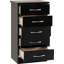 Nevada 5 Drawer Narrow Chest-1393776107