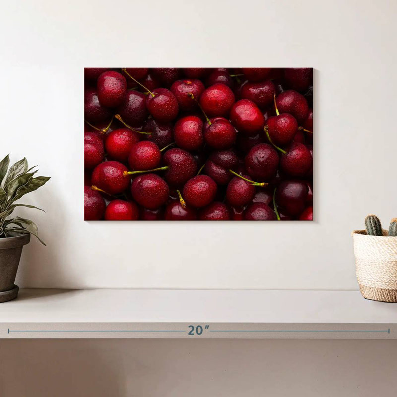 Cerises rouges douces Yarlin, H 8 po x l 12 po