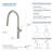 KIBI Fusion Pull Down Kitchen Faucet-93692712