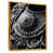 Toile avec cadre flottant or