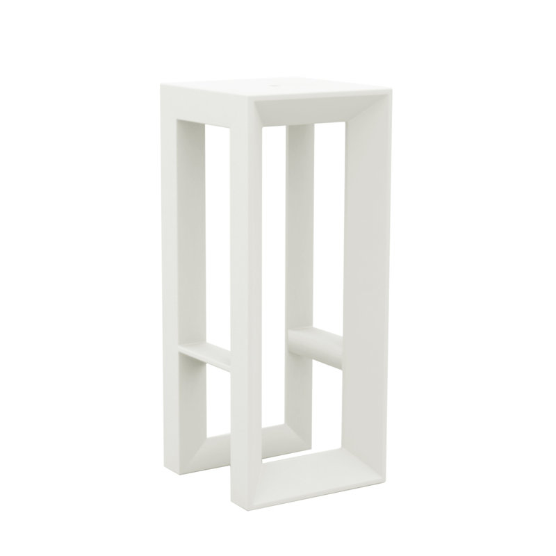 Frame 28.25" Patio Bar Stool, Ice