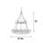 Ridgeline Rustic Wood and Metal Chandelier-1178642883