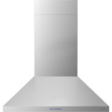 Ombra 36 in. 600 CFM Wall Mount Range Hood in Black Stainless Steel