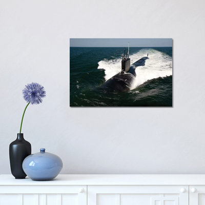 The Virginia-Class Attack Submarine USS California 1 Piece Wrapped Canvas Wall Art