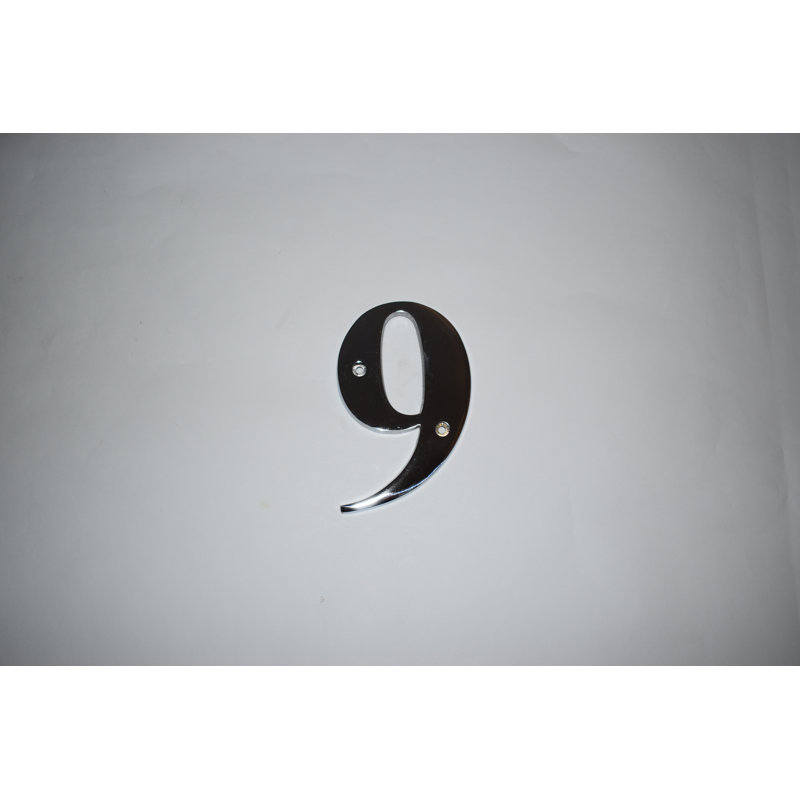 Darena 14cm H Metal House Number, 9