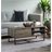 Rustic Oak & Black Finish Coffee Table