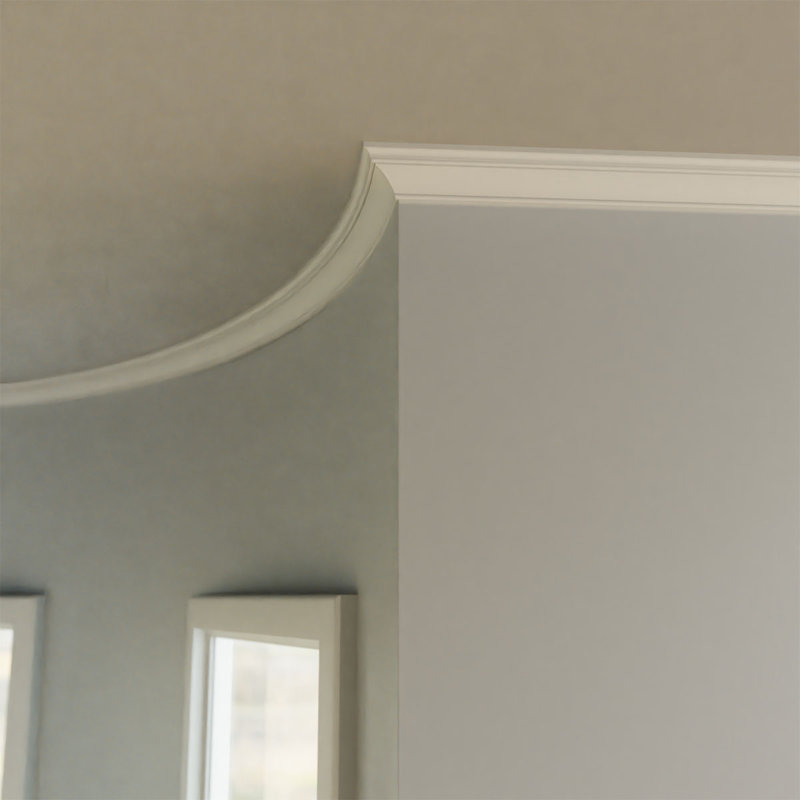 Moulure couronnée flexible, 5,25 po