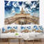 Paysage urbain, vue magnifique sur la tour Eiffel sous la tapisserie des nuages-28499645