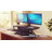 VersaDesk PowerPro 48" Electric Standing Desk Converter with Push-Button Height Adjustment & USB Charging Port, Cherry-1240697219-1240697225