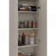 Armoire de rangement à deux portes Virginia, cinq tablettes-1856827665