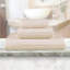 Kaelea Soho Cotton Ribbed Checkered Border Medium Weight 3 Piece Assorted Bathroom Towel Set-1760166223-1808665706