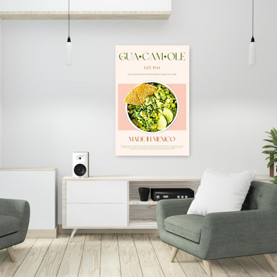 Vibrant Guacamole Bowl Vibrant Contemporary Wall Art