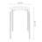 10 Pack Stacking Backless Stools Set with Metal Frame-88365142