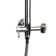 8" Rainfall Round Wall Mount Shower System Shower Faucet with Handheld Spray