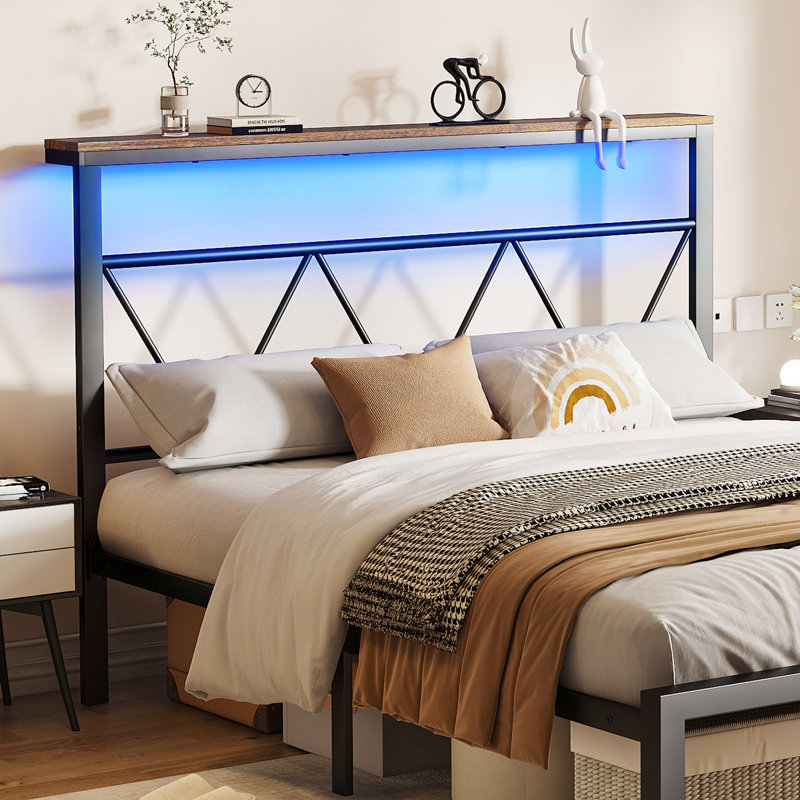 Storage Bed, Queen, Black