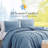 Southshore Fine Linens Clipped Jacquard Chevron Microfiber Comforter Set with shams-737166719-737166707