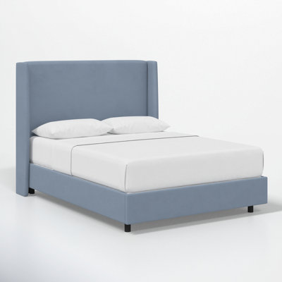 Tilly Upholstered Wingback Bed