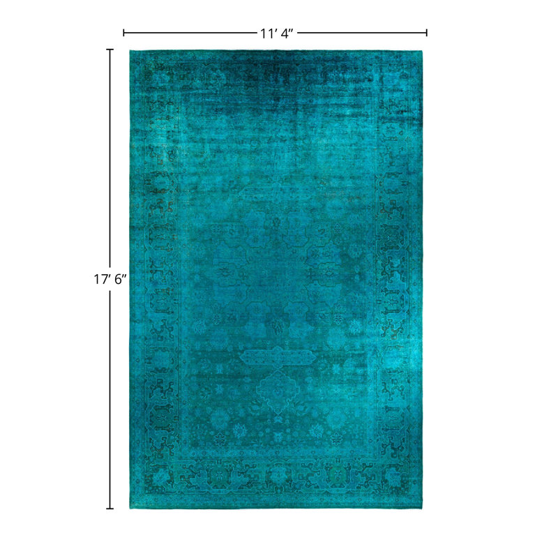 Tapis unique en laine 11 pi 4 po x 17 pi 6 po Zeplin