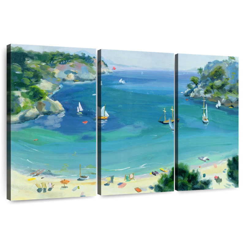 Gillard, Plage de Galdana, Majorque, H 32 po x l 50 po