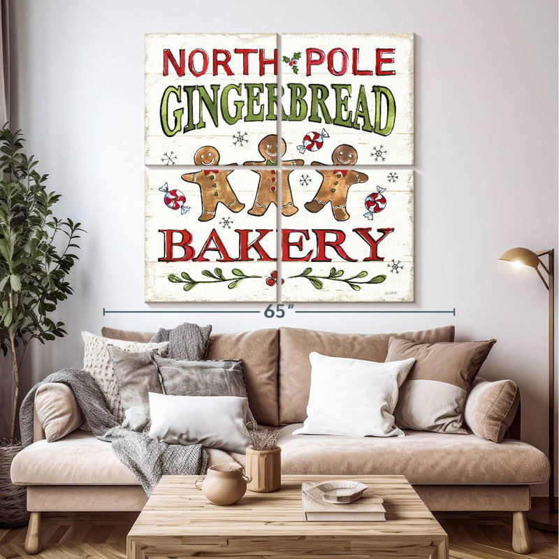 Plaque murale Kema Christmas Treats III, H 50 po x l 50 po