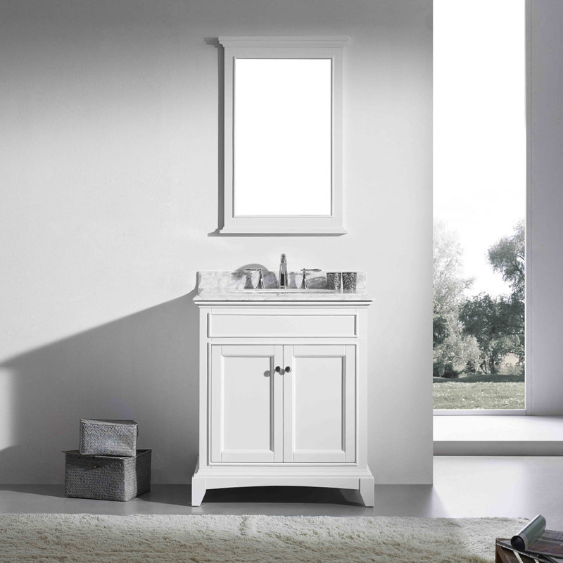 Ensemble de meuble-lavabo simple 30 po Elite Stamford, Blanc