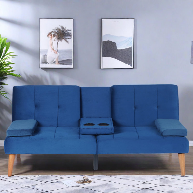 65" W Loveseat Sofa, Love Seat Couches For Living Room, Tufted Velvet Upholstered Futon Furniture, Solid And Easy To Install Small Couch For Bedroom