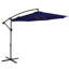 Parasol en porte-à-faux décalé en acier avec manivelle 120 po Haque-1848393006-1821059794