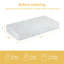 Matelas 8 po en mousse viscoélastique gélifiée avec infusion de thé vert et housse en bambou