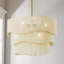 Virelle 6-Light Boho Dimmable Tiered Drum Chandelier
