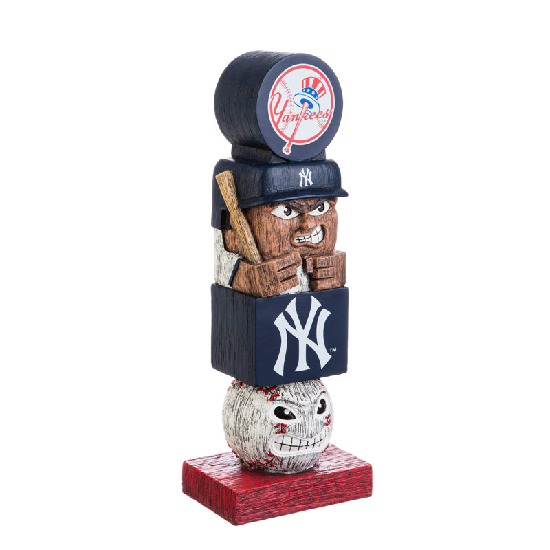 Statue de jardin MLB, New York Yankees, H 16 po x l 5,5 po x P 4 po