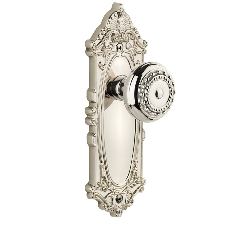 Grand mannequin victorien Grandeur, Nickel poli
