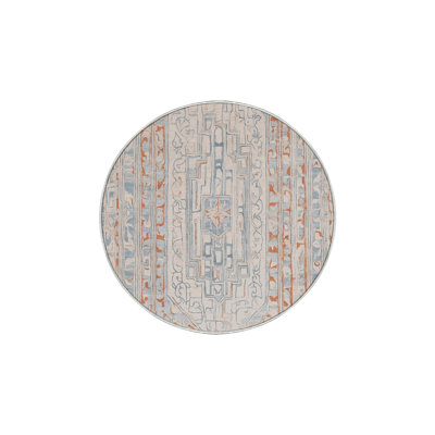 Machine Washable Beige Area Rug
