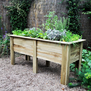 Handmade Wood Raised Garden Bed