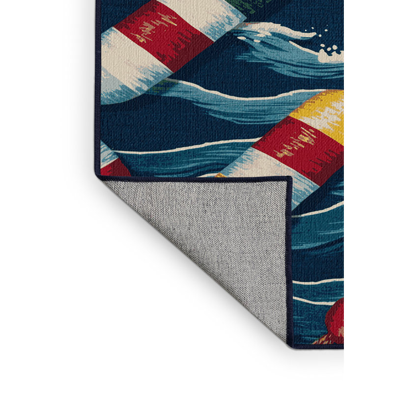  Tapis nautique lavable Buoys, Rond 3 pi
