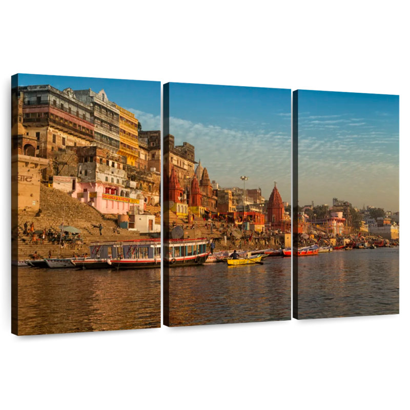Aime Gange à Varanasi, H 24 po x l 38 po