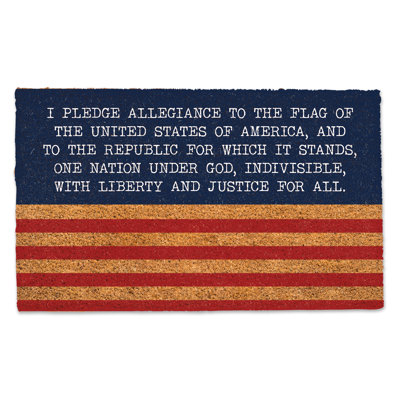 Sidki Non-Slip Independence Day Doormat