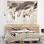 Wildebeests paysage belle tapisserie on valley-28487443