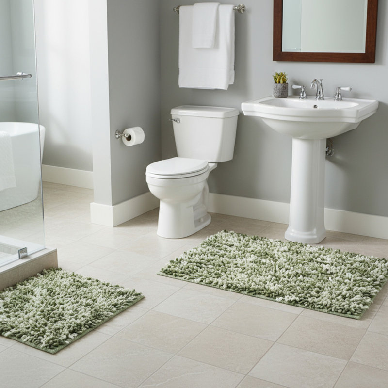 Abbey Noodle 2PC Rug Set-SAG, Green