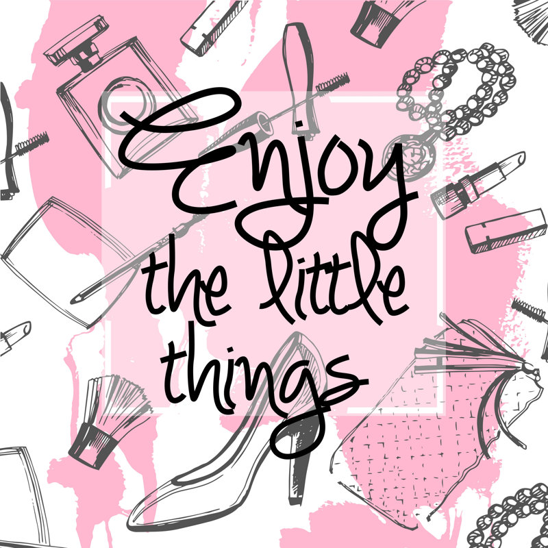 Reproduction d’art textuel « enjoy the Little Things II » par Marmont Hill, H 12 po x l 12 po x P 1,5 po