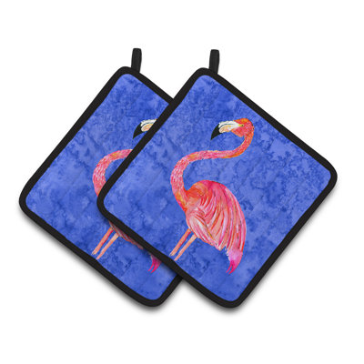 Cuisinier poignée east urban home flamant rose