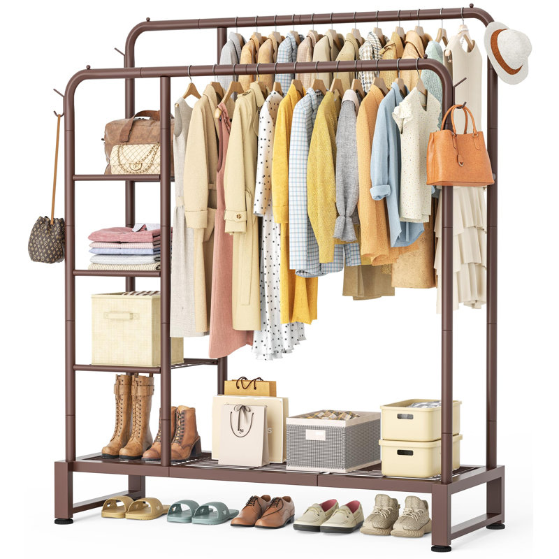 115cm Clothing Rack, Brown