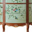 Console demi-cercle en bois manufacturé vert noisette + bois manufacturé