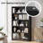 5 Shelf Modern Wood Bookshelf - 60 Inch Tall, Wide Manga & Bookcase For Bedroom & Living Room Library Bookcase-1893972939-1893972937