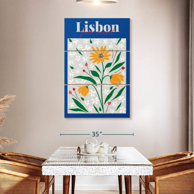 Affiche du marché aux fleurs Harnek Lisbon