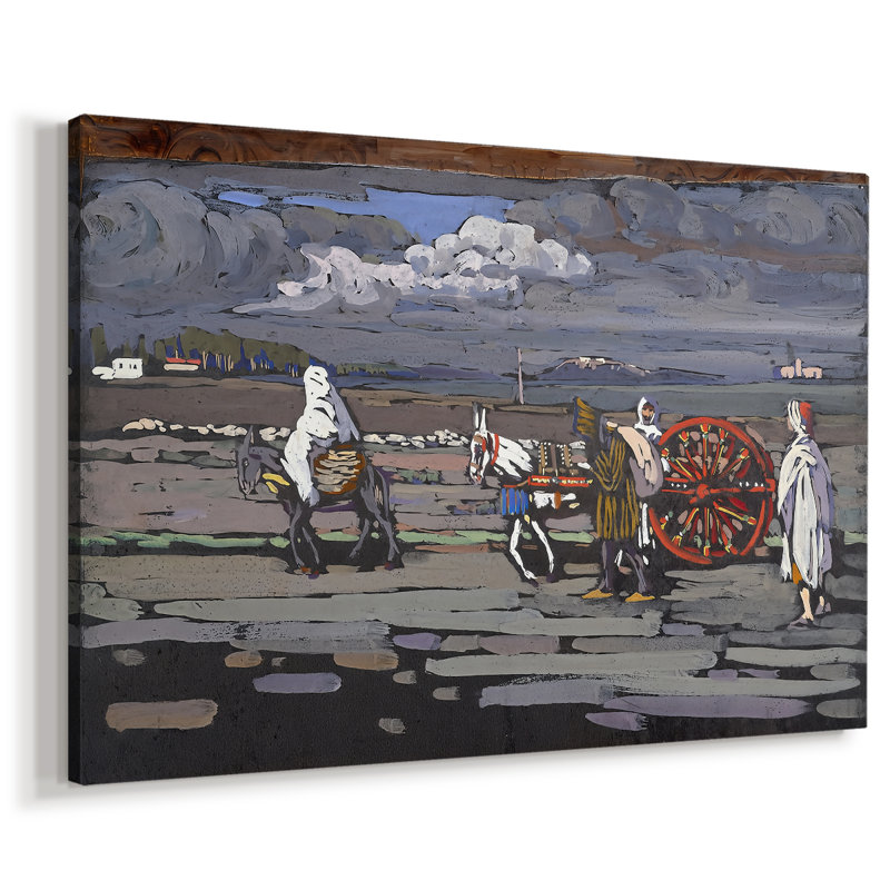 Arabs I (Cemetery)-Wassily Kandinsky-Gallery Wrapped Canvas-1909, 32x48