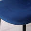 Ensemble de salle à manger 5 pièces contemporain: table ronde blanche et 4 chaises